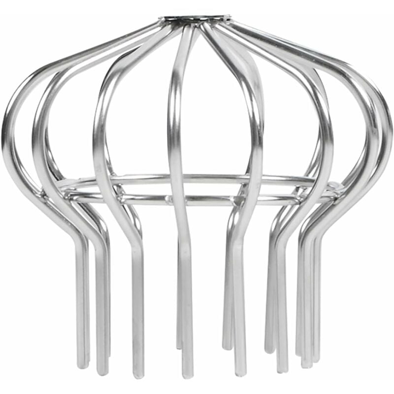 Aougo - Couvercle de Drain de Plancher de Balcon en Acier Inoxydable 304 Couvercle de Filtre Anti-Blocage de Toit de Seau d'eau de Pluie de