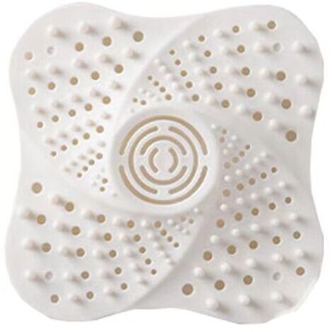 Couvercle de drain en silicone, blanc, 1 pièce Crépine d'évier de cuisine Couvercle de drain anti-odeurs pour salle de bain Évier