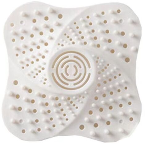 Couvercle de drain en silicone, blanc, 1 pièce Crépine d'évier de cuisine Couvercle de drain anti-odeurs pour salle de bain Évier