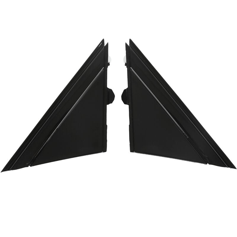 Jeffergarden Couvercle de drapeau de rétroviseur de porte, aile gauche droite, garniture de plaque triangulaire de remplacement pour FIAT 500 2012 –