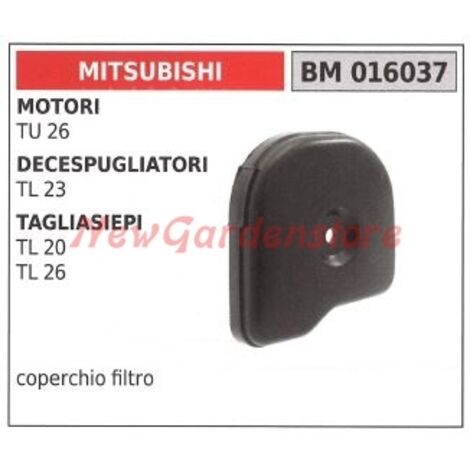 Couvercle de filtre à air MITSUBISHI moteur 2 temps monté sur débroussailleuse 016037