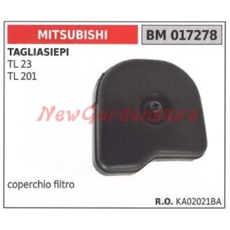 Couvercle de filtre à air MITSUBISHI moteur 2 temps monté sur débroussailleuse 017278