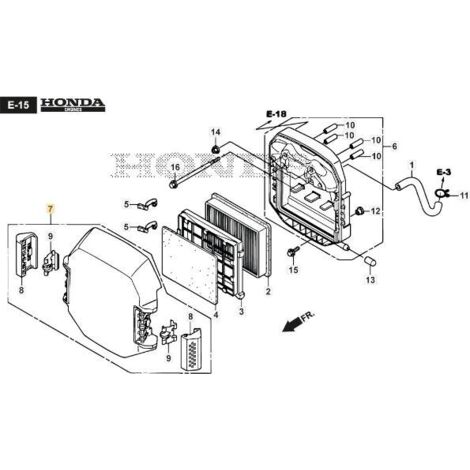 COUVERCLE DE FILTRE À AIR ORIGINAL STIGA - 118551675/0