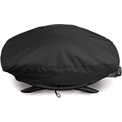 Couvercle de Gril pour grillades Weber série Q100 / Q1000, Couvercle de Gril imperméable pour Weber Q1200 / Q1400 (67.14432cm)