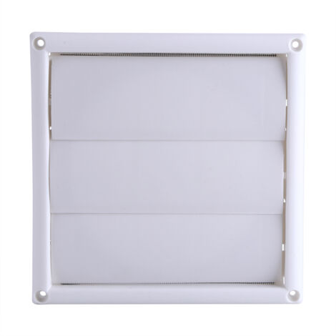 Couvercle de Grille de Ventilation en plastique, 1 pièce, 3 rabats, conduit mural, Grille de Ventilation avec filet, nouveau, 20x20cm