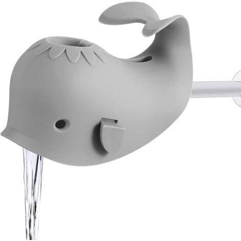 Couvercle de jet de baignoire gris, couvercle de robinet de baignoire pour bébé, pour tout-petits et