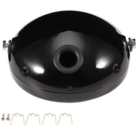 Couvercle de phare avant LED 7 pouces pour moto, modification, style noir