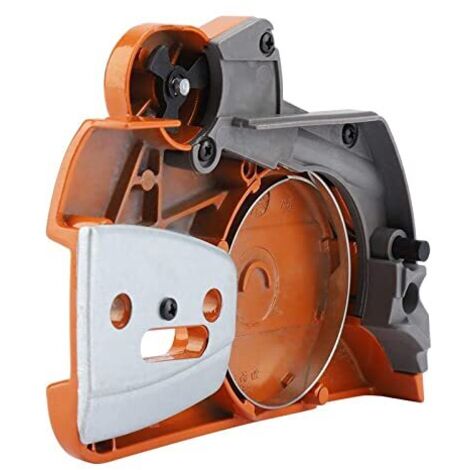 Couvercle de Pignon d'embrayage Ensemble de Frein de Tronçonneuse Chaîne Embrayage Frein Couvercle De Pignon pour Husqvarna 340 345 353 357 359