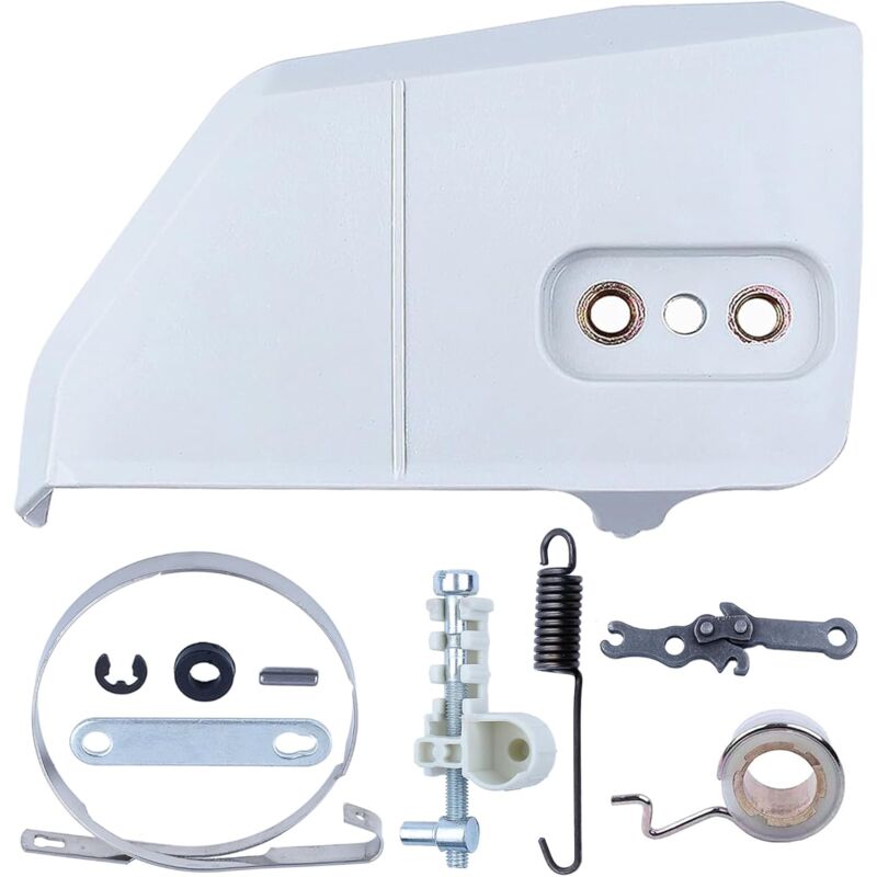 Couvercle de Pignon pour STIHL MS 170, MS 180, MS 210, MS 230, MS 250, 017, 018, 021, 023, 025, ADEFOL Couvercle de Chaîne avec Tendeur de Chaîne