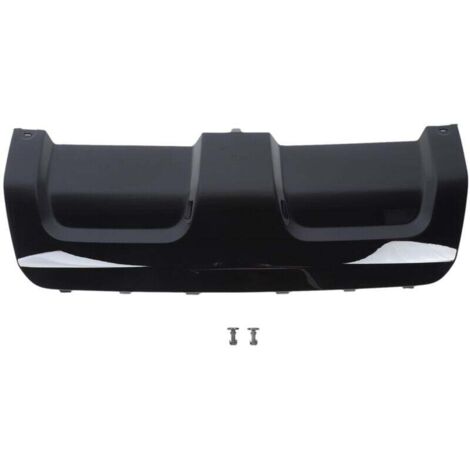 Couvercle de plaque de protection de pare-chocs arrière, Protection solide LR045174 LR059941 pour Sport L494 pré-lifting 2013 à 2017, noir brillant