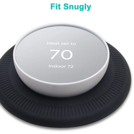 Couvercle de plaque murale de remplacement pour Thermostat Nest, en Silicone souple, résistant à l'usure, Installation facile, accessoire de support