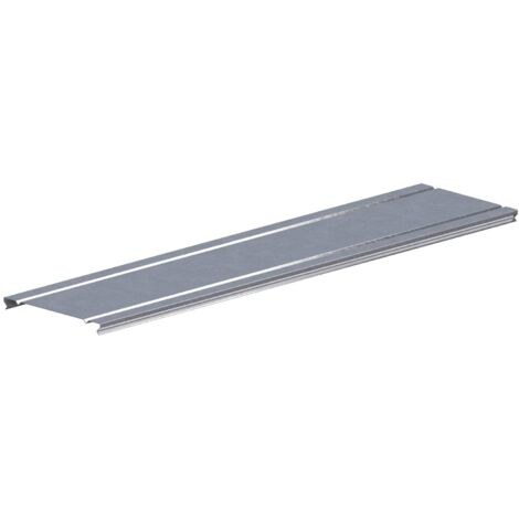 Couvercle de plateau de câble RS PRO en Acier galvanisé Sendzimir, 100 mm, 60mm ( Prix pour Paquet de 8 )
