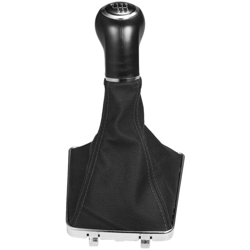 Decdeal - Couvercle de pommeau de levier de vitesse à 6 vitesses, couvercle anti-poussière en cuir de remplacement pour Opel Astra iii h 1.6 vauxhall