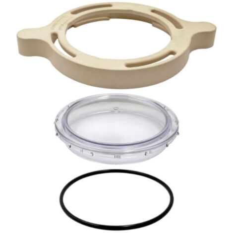 Couvercle de Pompe avec Cames et Glissières Shagged 350090 – pour Pompe de Piscine et Spa – Remplace la Bague de Verrouillage