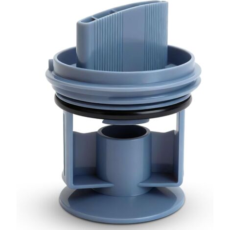 Couvercle de pompe de vidange pour machine à laver Siemens Bosch Bouchon d’évacuation étanche avec joint, compatible universellement avec Bosch Siemens Constructa Neff bleu pour IQ700 IQ500 Série 4