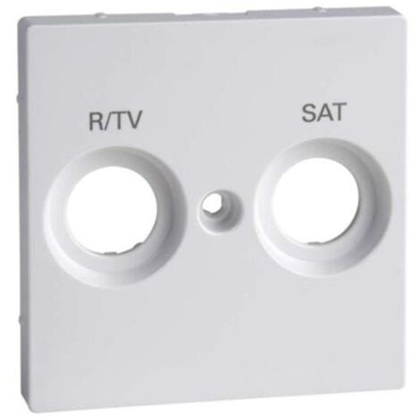 Couvercle de prise radio R-TV/SAT blanc MTN299825 Serie Elegance Schneider