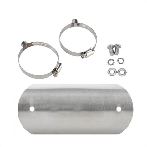 Couvercle de protection du Tube central d'échappement de moto, bouclier thermique, protection du talon (1)