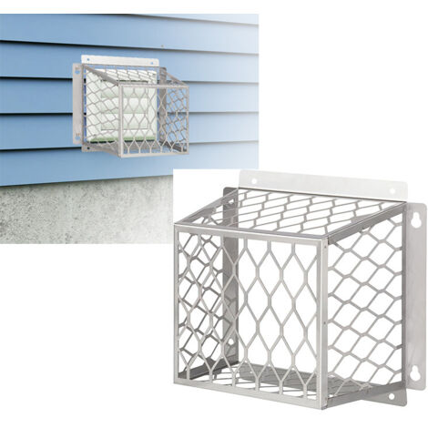 Couvercle de protection en acier inoxydable pour conduit d'évacuation de sèche-linge, protection anti-oiseaux pour conduit d'évacuation de sèche-linge, couvercle universel pour conduit d'évacuation de