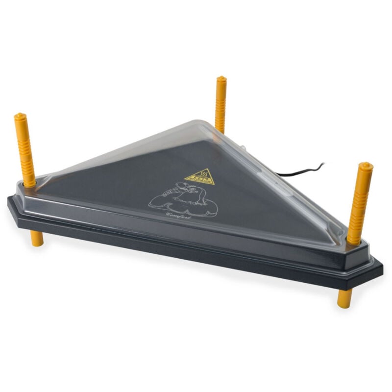 Couvercle De Protection Pet Pour Panneau Chauffant 15 à 20 Poussins Triangle 40x40cm Olba