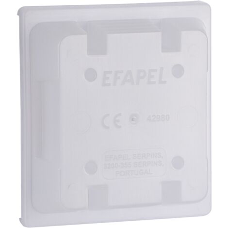 Couvercle de protection pour adaptateur et mécanisme 2 modules