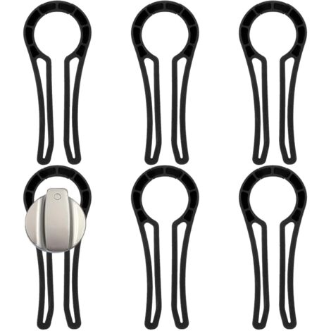 Couvercle de protection pour bouton de cuisinière à gaz -Protection enfant - noir