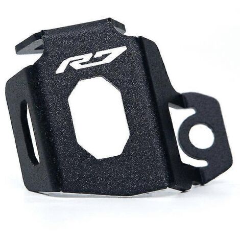 Couvercle de protection pour liquide de frein arrière en alliage d'aluminium usiné CNC pour moto Yamaha YZF R7 (2021-2023) - Noir
