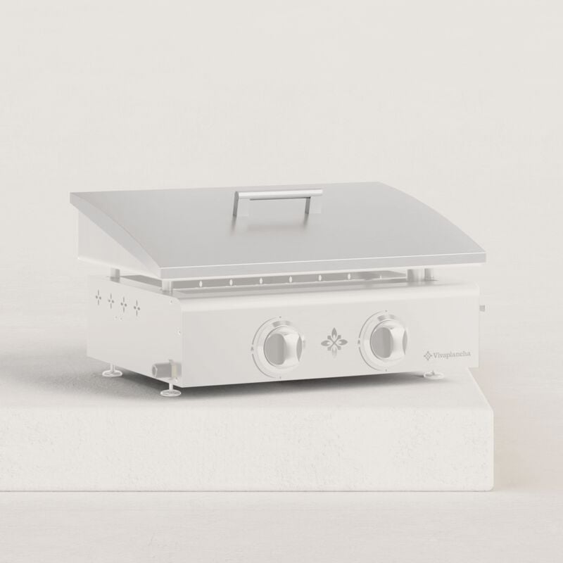 Vivaplancha - Couvercle de protection pour plancha 2 feux