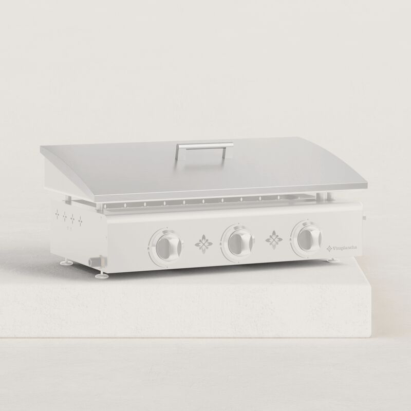 Vivaplancha - Couvercle de protection pour plancha 3 feux