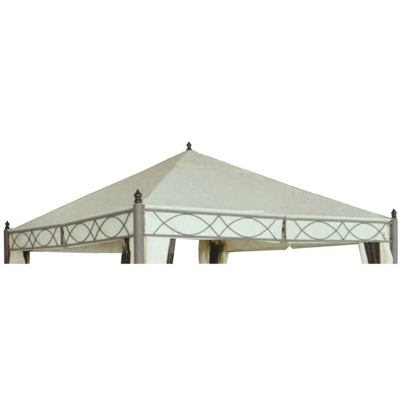 Fraschetti - couvercle de remplacement de gazebo en acier santo domingo MT.3X3