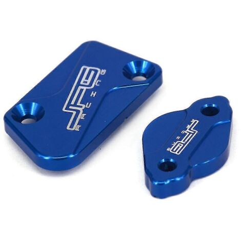 Couvercle de réservoir de frein CNC pour moto Yamaha YZ250F 2009-2013 et YZ450F 2009-2015 - Entretoise de moyeu de roue - Vis de purge