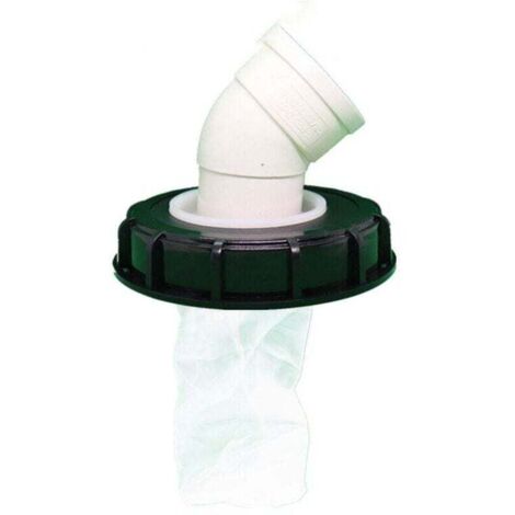 Couvercle de Réservoir IBC avec Filtre en Nylon Lavable pour Réservoir d'eau de Pluie IBC 1000 litres,Filtre À Couvercle IBC Accessoires de Réservoir IBC,Filtre à Eau de Pluie en Nylon  (165mm 45 degr