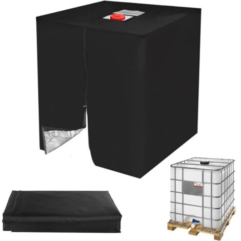 Couvercle de réservoir IBC. bâche de protection pour réservoir d'eau 1000L. couvercle de conteneur IBC. capot de protection bâche de protection avec fermeture éclair pour réservoir d'eau de pluie cont