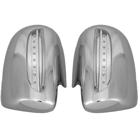 Couvercle de rétroviseur de porte, 2 pièces, boîtier avec clignotants LED DRL adapté pour Prius 2003 – 2008