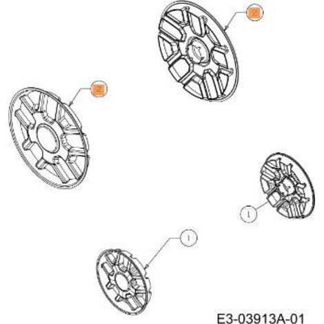 COUVERCLE DE ROUE ORIGINAL EMAK C73106125