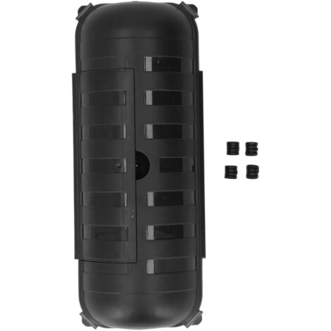 Couvercle de sécurité pour rallonge, boîtier de protection étanche et anti-poussière pour câble, connexion électrique pour utilisation en extérieur, noir