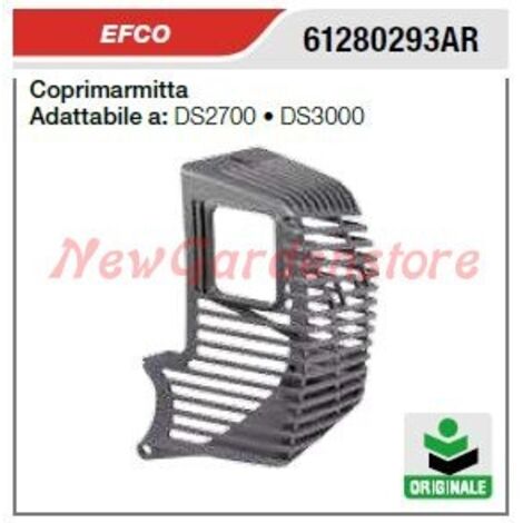 Couvercle de silencieux EFCO pour débroussailleuse EFCO DS2700 3000 61280293AR