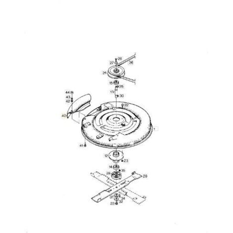 COUVERCLE DE SORTIE DE PLAQUE STIGA ORIGINAL - 1134-3932-01