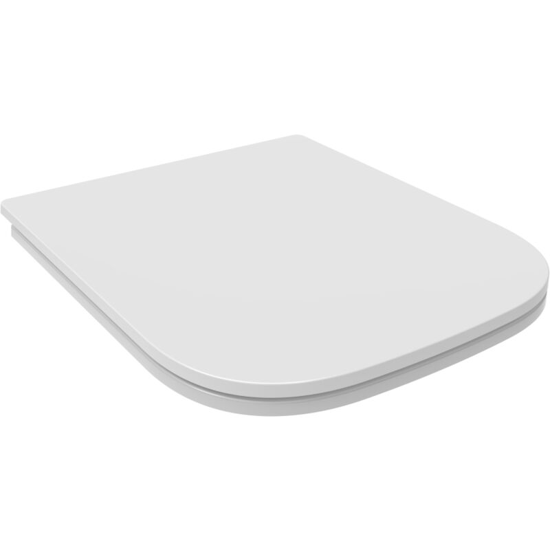 Couvercle de toilette blanc brillant thermohydro.