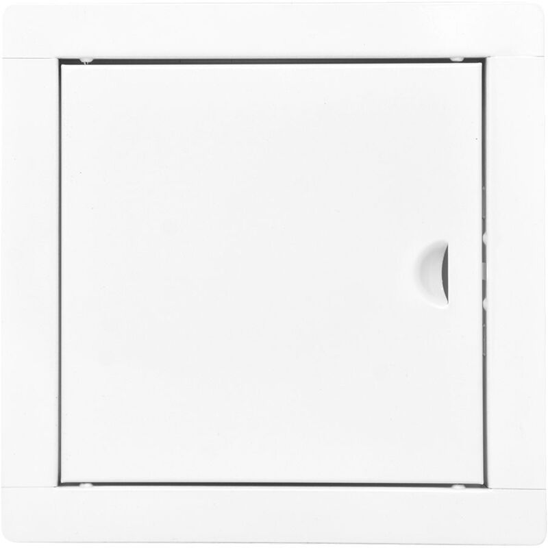 EDM - Cover de Register 87749 White Recessed Square 24.5 x 24.5 cm