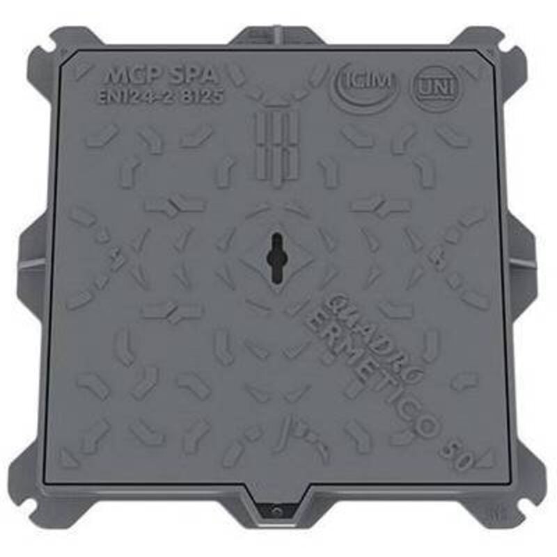 Couvercle de trou d'homme en fonte b125