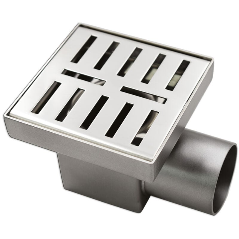 Couvercle de trou d'homme siphonné en acier inoxydable, de forme carrée et de luxe