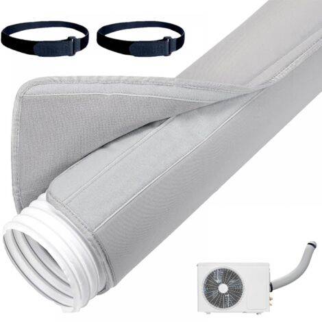 Couvercle de tuyau de climatiseur portable, universel, s'adapte aux tuyaux d'échappement de 5" et 6" de diamètre, facile à installer