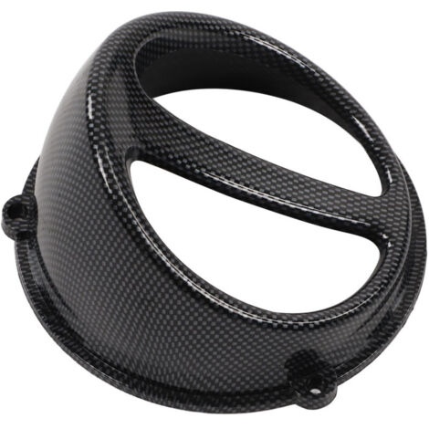 Couvercle de ventilateur de refroidissement de moteur de moto, style fibre de carbone, remplacement pour GY6 125cc 150cc 152QMI 157QMJ