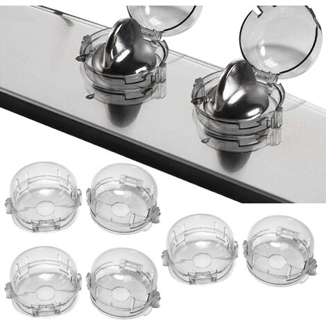 Couvercle de verrouillage de four pour enfants, 6 pièces, sécurité pour bébé, bouton de cuisinière, Protection de commutateur de cuisine domestique, protecteur d&39outil,Espagne