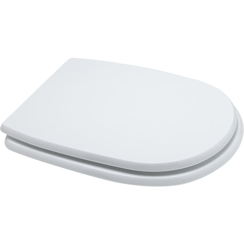 Iperbriko - Couvercle de wc en mdf compatible fsc modèle Diana