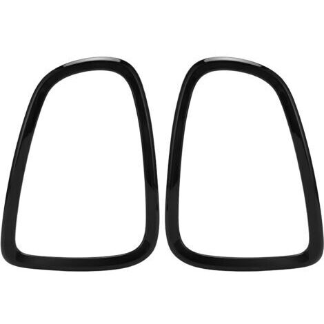 Couvercle Décoratif de Feu Arrière Aramox Paire Gauche et Droite pour R56 R57 R58 R59 2007-2014 Couvercle de Feu Arrière et Tête Noir Brillant (Noir brillant).