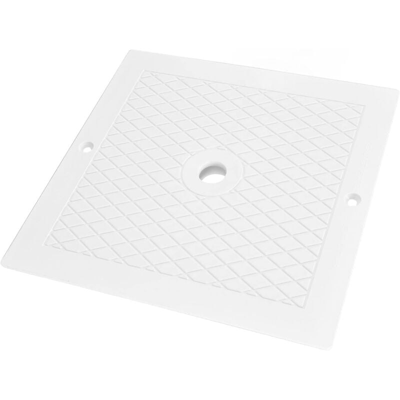 Cyslmuk - Couvercle D'écumeur carré de 25,5 Cm, Couverture D'écumeur carré de Filtration Efficace et Facile à Installer pour la Piscine Spa Couvercle