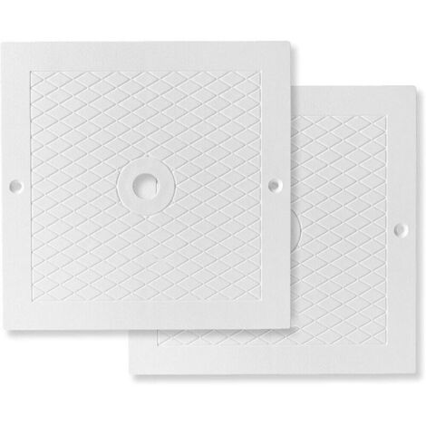 Couvercle d'écumoire carré 25,4 cm – Plastique haute qualité – Installation facile – Pour skimmer de piscine et spa
