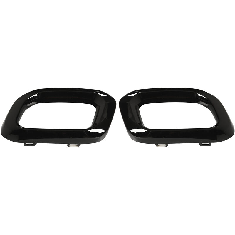 Eosnow - Couvercle d'embout d'échappement adapté à Benz glc gle classe gls X253 C253 W167 V167 C167 X167 amg Line 2020 – 2023, noir brillant