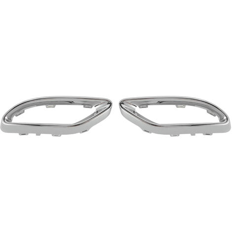 Eosnow Couvercle d'embout d'échappement chromé brillant, garniture de remplacement pour mercedes-benz A B C E GLC classe cls W177 W247 W205 W213 X253 C257